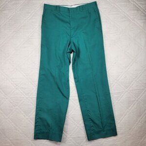 Farah Clothing Co green dress pants men's 33X29